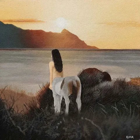 Bu eser EMRAH EMİR tarafından 2018 yılında 25x25 cm ölçülerinde Tuval üzeri akrilik boya tekniği ile yapılmıştır.