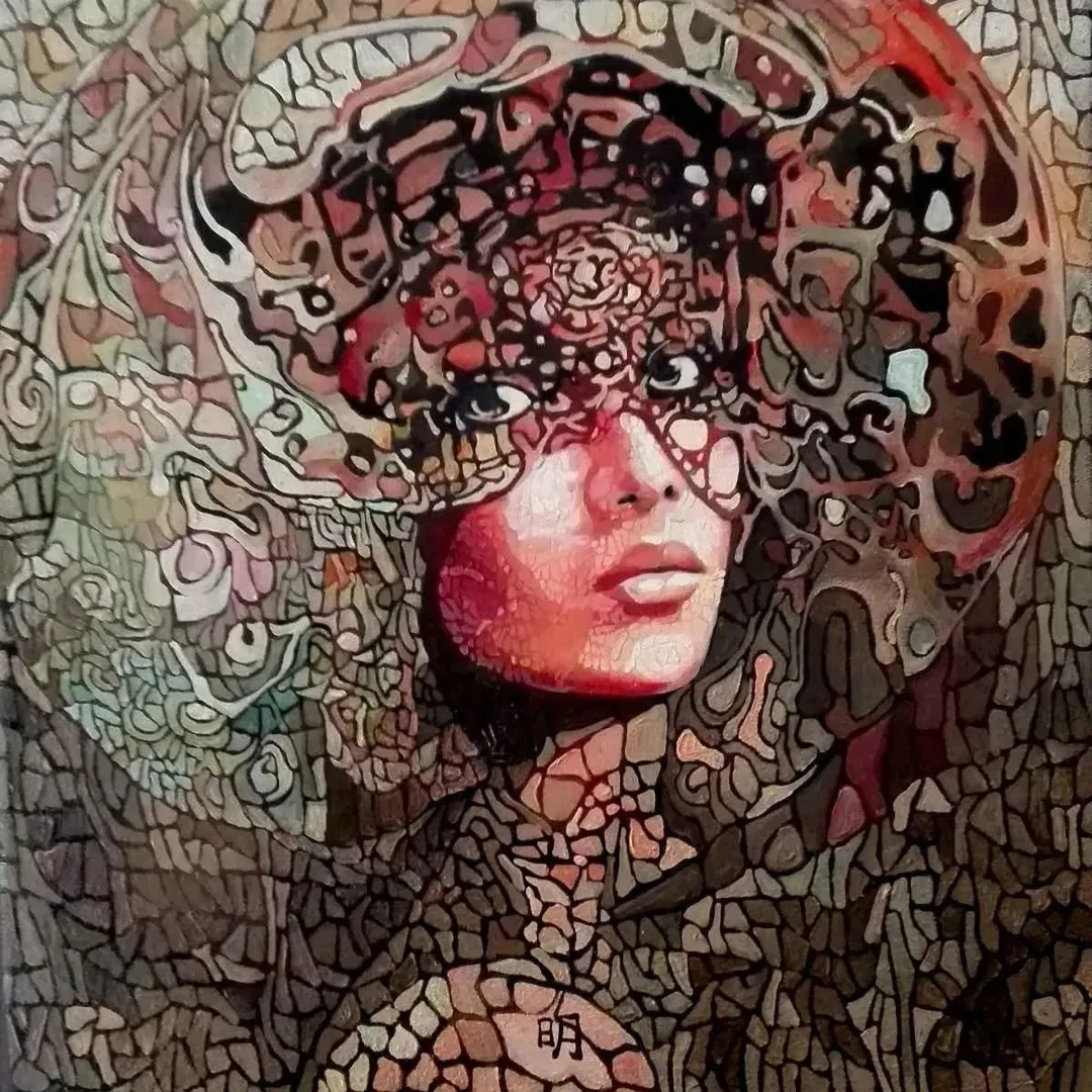 BİNNUR YÜCEBAŞ RUOCCO — 2018 Bu eser BİNNUR YÜCEBAŞ RUOCCO tarafından 2018 yılında 25x25 cm ölçülerinde Tuval üzeri yağlı boya tekniği ile yapılmıştır.