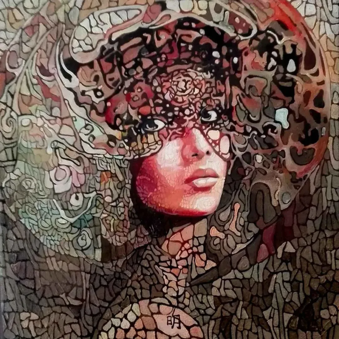 BİNNUR YÜCEBAŞ RUOCCO — 2018 Bu eser BİNNUR YÜCEBAŞ RUOCCO tarafından 2018 yılında 25x25 cm ölçülerinde Tuval üzeri yağlı boya tekniği ile yapılmıştır.