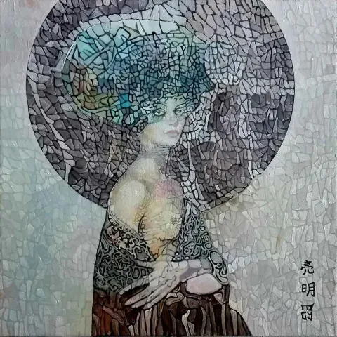 BİNNUR YÜCEBAŞ RUOCCO — 2018 Bu eser BİNNUR YÜCEBAŞ RUOCCO tarafından 2018 yılında 25x25 cm ölçülerinde Tuval üzeri yağlı boya tekniği ile yapılmıştır.