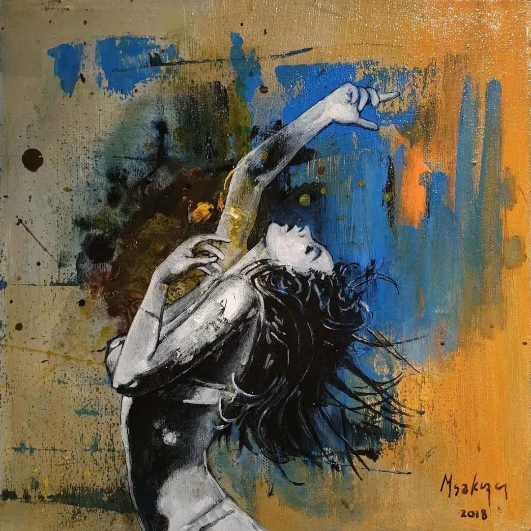MEHMET SAKIZCI — 2018 Bu eser MEHMET SAKIZCI tarafından 2018 yılında 25x25 cm ölçülerinde Tuval üzeri akrilik boya tekniği ile yapılmıştır.