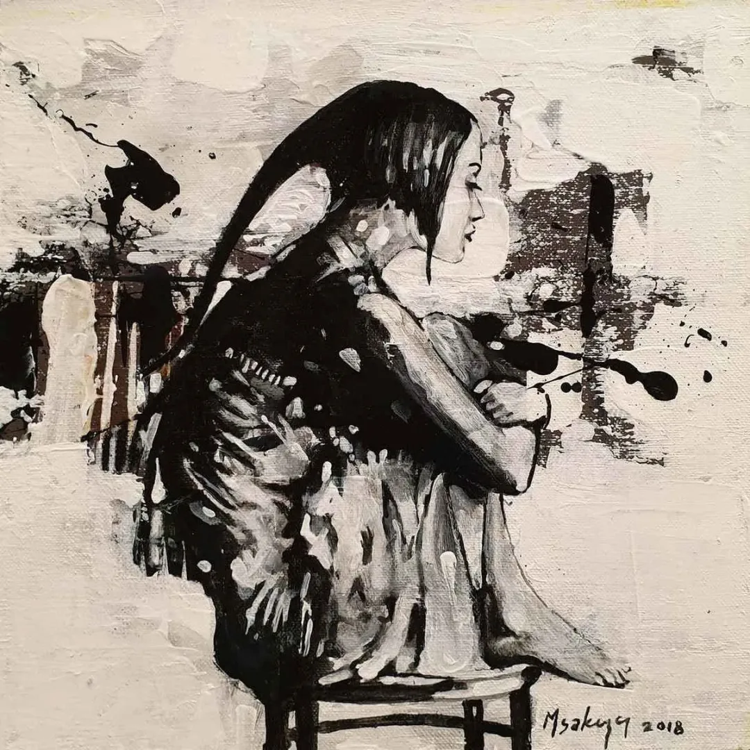 MEHMET SAKIZCI — 2018 Bu eser MEHMET SAKIZCI tarafından 2018 yılında 25x25 cm ölçülerinde Tuval üzeri akrilik boya tekniği ile yapılmıştır.