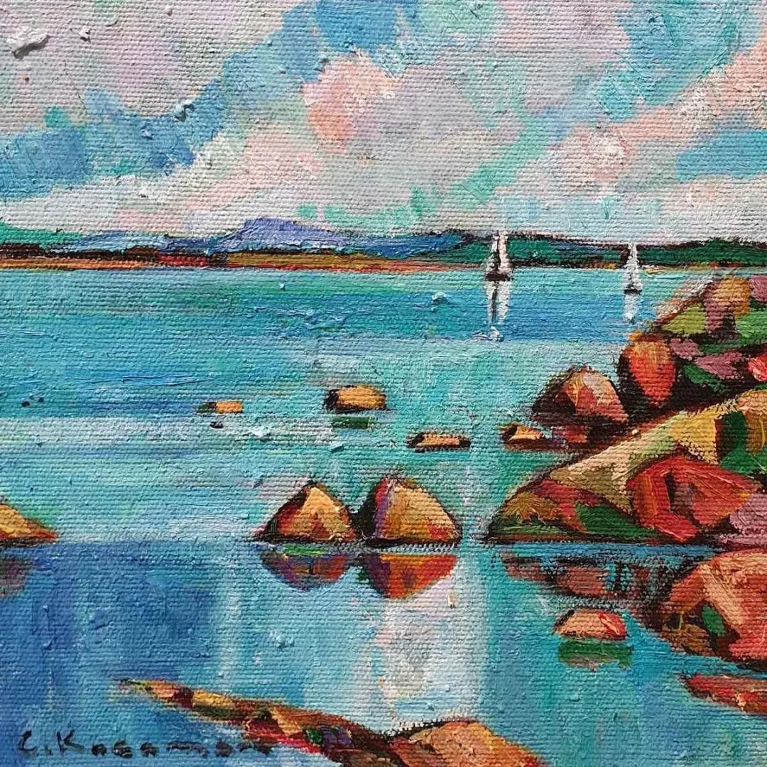 CEVDET KOCAMAN — 2018 Bu eser CEVDET KOCAMAN tarafından 2018 yılında 25x25 cm ölçülerinde Tuval üzeri yağlı boya tekniği ile yapılmıştır.