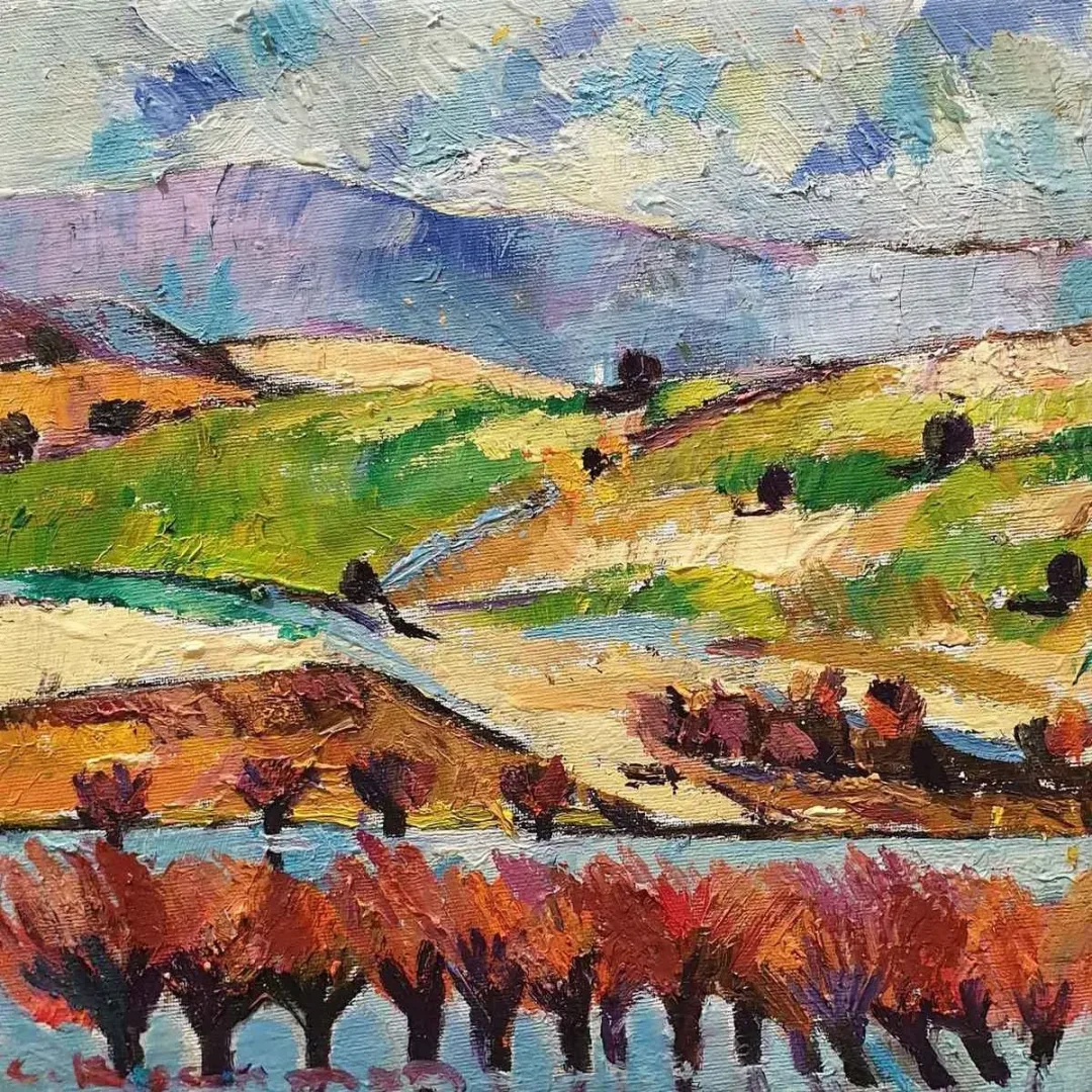 CEVDET KOCAMAN — 2018 Bu eser CEVDET KOCAMAN tarafından 2018 yılında 25x25 cm ölçülerinde Tuval üzeri yağlı boya tekniği ile yapılmıştır.