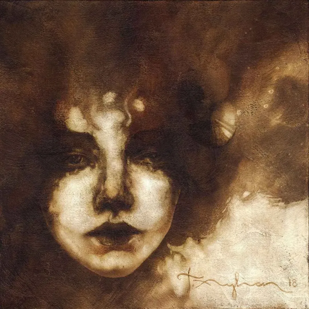 TALAT AYHAN — 2018 Bu eser TALAT AYHAN tarafından 2018 yılında 25x25 cm ölçülerinde Tuval üzeri mürekkep tekniği ile yapılmıştır.