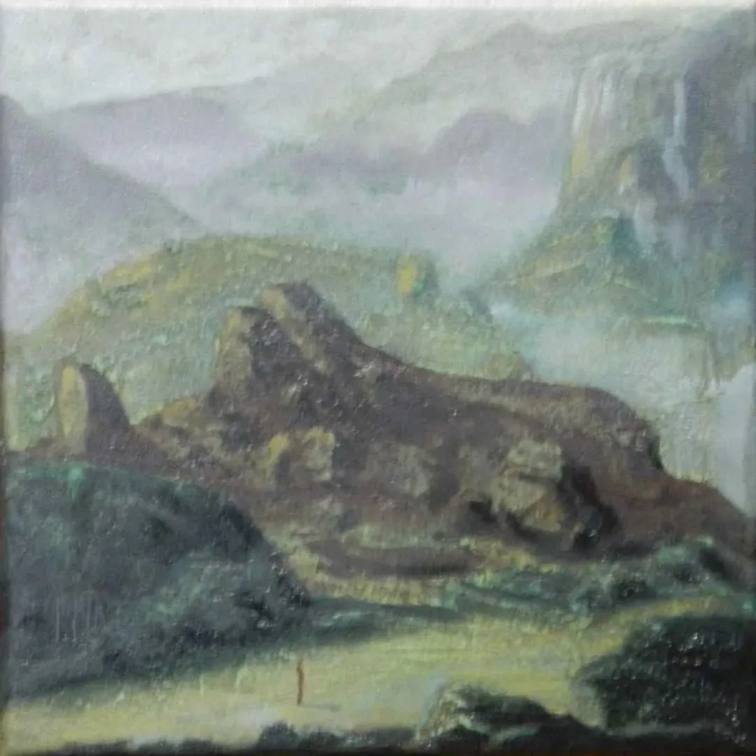 HASAN MİRZA — 2018 Bu eser HASAN MİRZA tarafından 2018 yılında 25x25 cm ölçülerinde Tuval üzeri yağlı boya tekniği ile yapılmıştır.