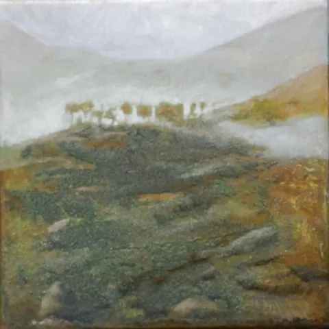 Bu eser HASAN MİRZA tarafından 2018 yılında 25x25 cm ölçülerinde Tuval üzeri yağlı boya tekniği ile yapılmıştır.