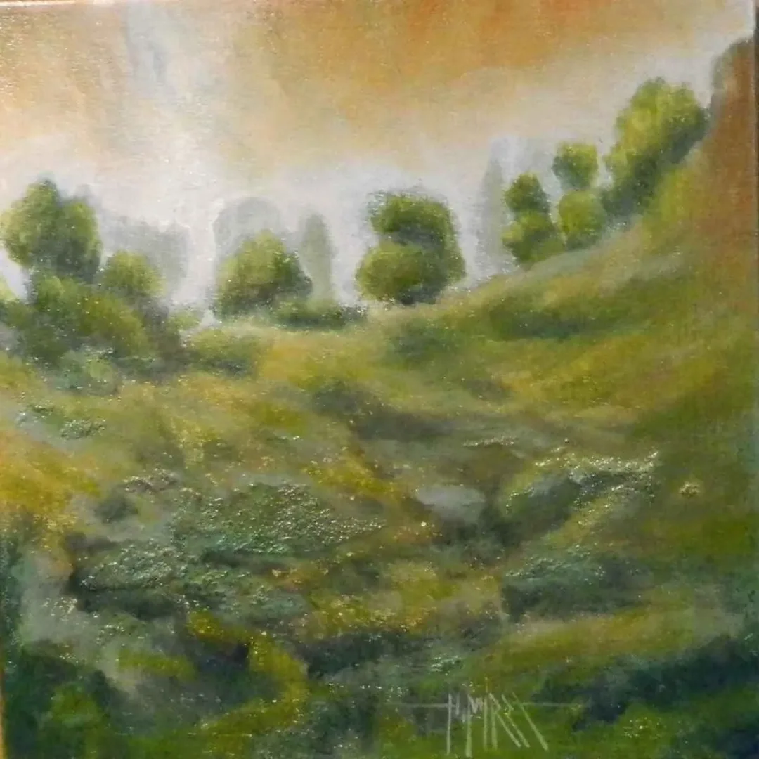 HASAN MİRZA — 2018 Bu eser HASAN MİRZA tarafından 2018 yılında 25x25 cm ölçülerinde Tuval üzeri yağlı boya tekniği ile yapılmıştır.