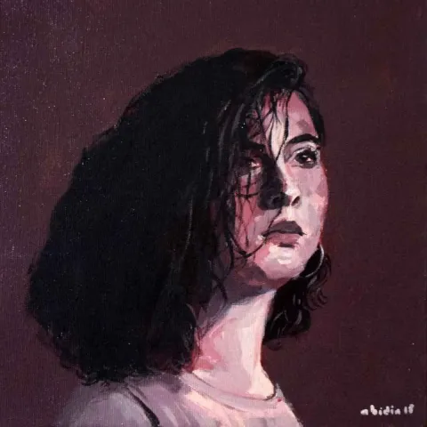Bu eser ABİDİN KATİPOĞLU tarafından 2018 yılında 25x25 cm ölçülerinde Tuval üzeri akrilik boya tekniği ile yapılmıştır.