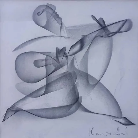 Bu eser ALİ HERİSCHİ tarafından 2018 yılında 25x25 cm ölçülerinde Kağıt üzeri karışık teknik tekniği ile yapılmıştır.