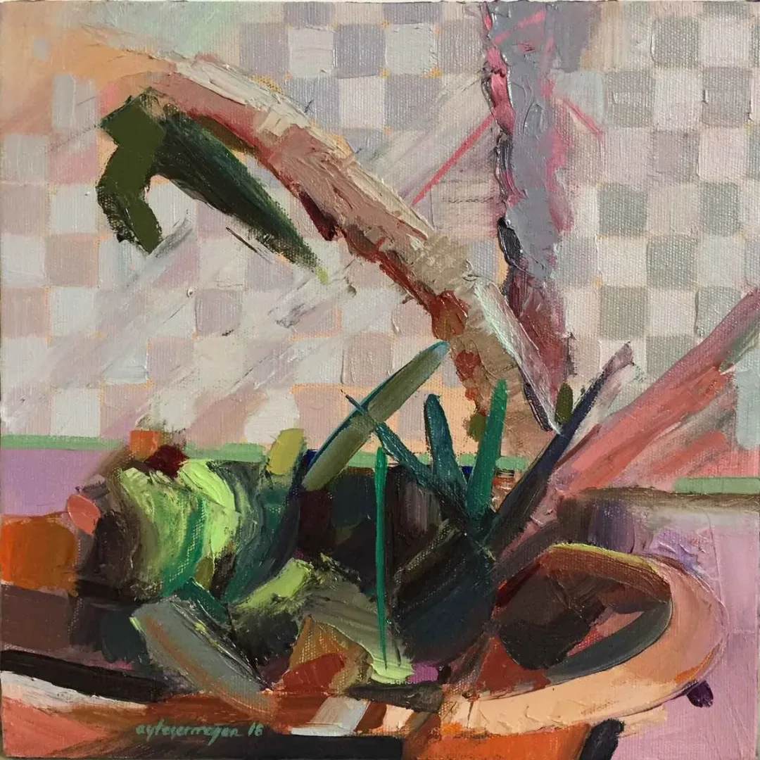 AYTAÇ ARMAĞAN — 2018 Bu eser AYTAÇ ARMAĞAN tarafından 2018 yılında 25x25 cm ölçülerinde Tuval üzeri yağlı boya tekniği ile yapılmıştır.