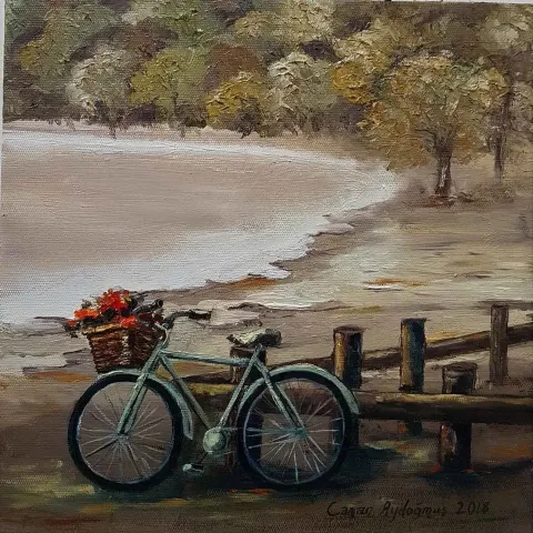 Bu eser CANAN AYDOĞMUŞ tarafından 2018 yılında 25x25 cm ölçülerinde Tuval üzeri yağlı boya tekniği ile yapılmıştır.