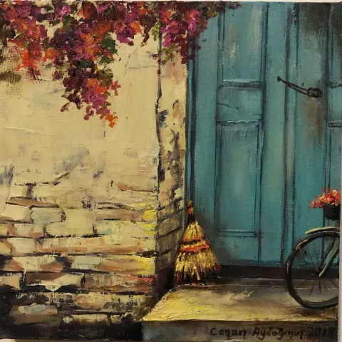 CANAN AYDOĞMUŞ — 2018 Bu eser CANAN AYDOĞMUŞ tarafından 2018 yılında 25x25 cm ölçülerinde Tuval üzeri yağlı boya tekniği ile yapılmıştır.