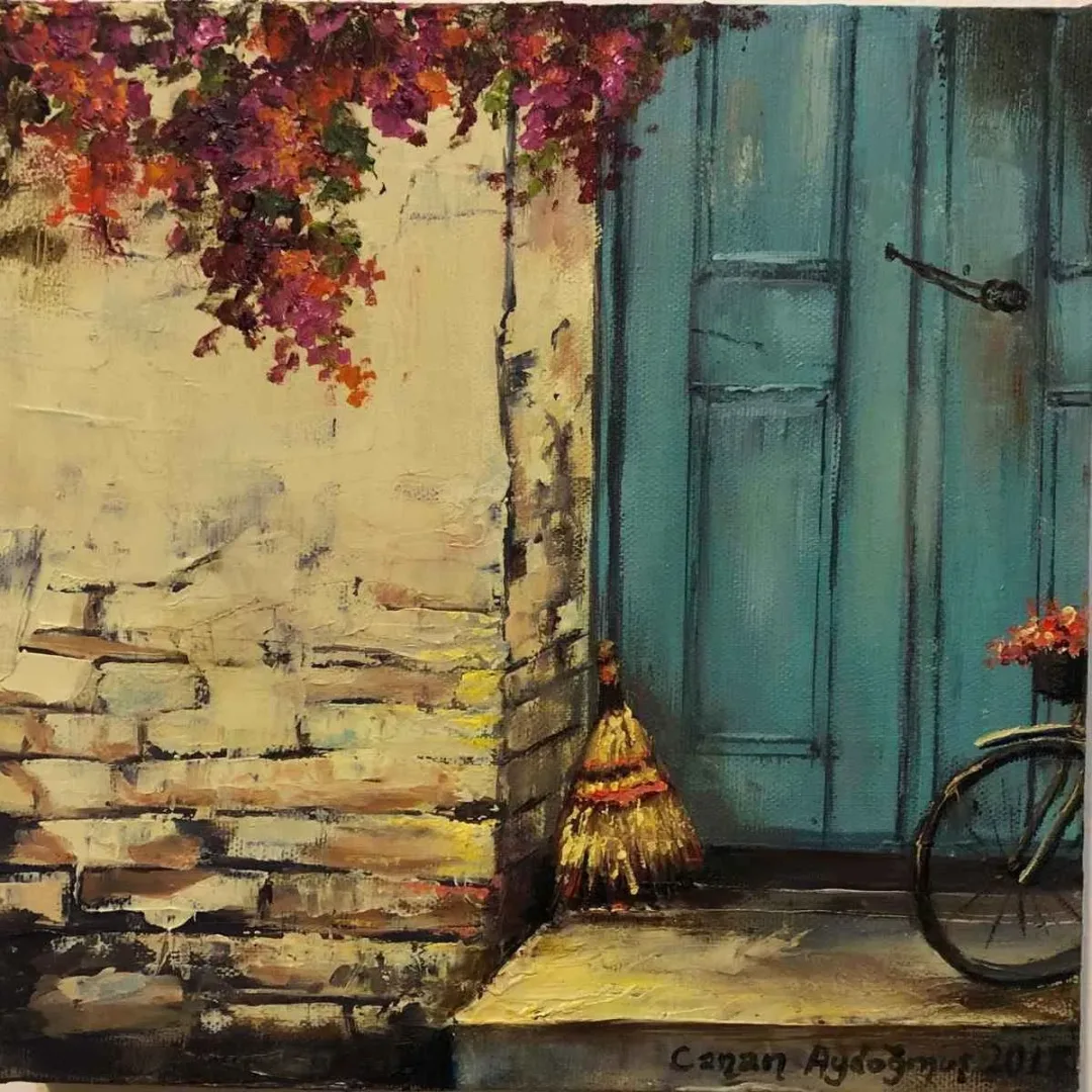 yakınlaştır "İsimsiz" eseri CANAN AYDOĞMUŞ tarafından 2018 yılında 25x25 cm ölçülerinde Tuval üzeri yağlı boya tekniği ile yapılmıştır.