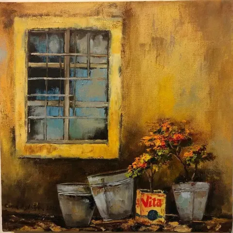 CANAN AYDOĞMUŞ — 2018 Bu eser CANAN AYDOĞMUŞ tarafından 2018 yılında 25x25 cm ölçülerinde Tuval üzeri yağlı boya tekniği ile yapılmıştır.