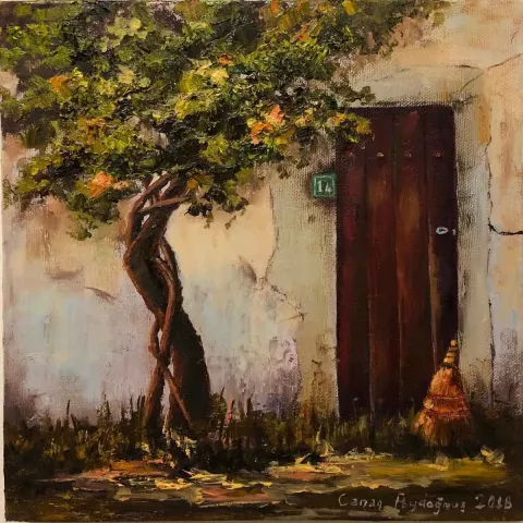 CANAN AYDOĞMUŞ — 2018 Bu eser CANAN AYDOĞMUŞ tarafından 2018 yılında 25x25 cm ölçülerinde Tuval üzeri yağlı boya tekniği ile yapılmıştır.