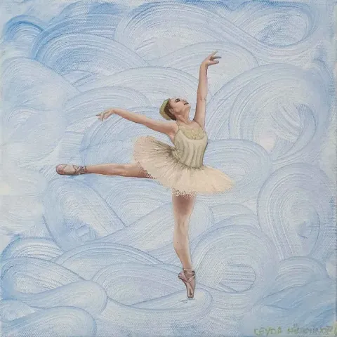 CEYDA HÜSEYİNOĞLU — 2018 Bu eser CEYDA HÜSEYİNOĞLU tarafından 2018 yılında 25x25 cm ölçülerinde Tuval üzeri akrilik boya tekniği ile yapılmıştır.
