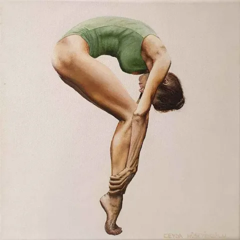 CEYDA HÜSEYİNOĞLU — 2018 Bu eser CEYDA HÜSEYİNOĞLU tarafından 2018 yılında 25x25 cm ölçülerinde Tuval üzeri akrilik boya tekniği ile yapılmıştır.