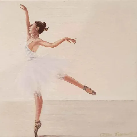Bu eser CEYDA HÜSEYİNOĞLU tarafından 2018 yılında 25x25 cm ölçülerinde Tuval üzeri akrilik boya tekniği ile yapılmıştır.