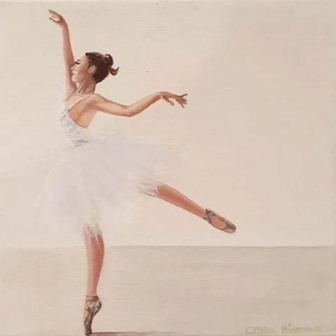 CEYDA HÜSEYİNOĞLU — 2018 Bu eser CEYDA HÜSEYİNOĞLU tarafından 2018 yılında 25x25 cm ölçülerinde Tuval üzeri akrilik boya tekniği ile yapılmıştır.