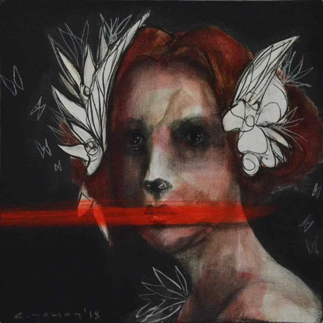 CEYHUN YAMAN — 2018 Bu eser CEYHUN YAMAN tarafından 2018 yılında 25x25 cm ölçülerinde Tuval üzeri akrilik boya tekniği ile yapılmıştır.