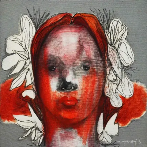 CEYHUN YAMAN — 2018 Bu eser CEYHUN YAMAN tarafından 2018 yılında 25x25 cm ölçülerinde Tuval üzeri akrilik boya tekniği ile yapılmıştır.