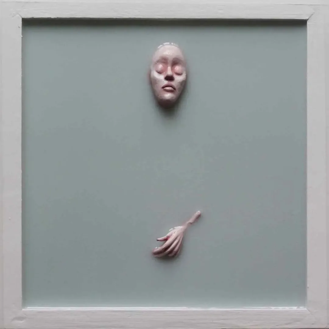 DUYGU AYDOĞAN — 2018 Bu eser DUYGU AYDOĞAN tarafından 2018 yılında 25x25x4 cm ölçülerinde Polimer kil akrilik epoksi reçine tahta tekniği ile yapılmıştır.