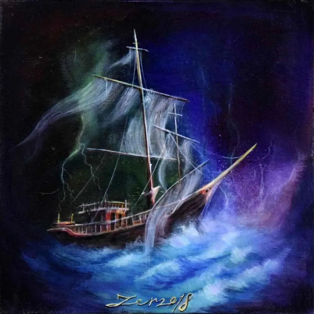 EBUZER BABAYİĞİT — 2018 Bu eser EBUZER BABAYİĞİT tarafından 2018 yılında 25x25 cm ölçülerinde Tuval üzeri yağlı boya tekniği ile yapılmıştır.