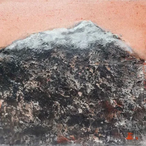 Bu eser EMİNE DOKUMACI tarafından 2018 yılında 25x25 cm ölçülerinde Tuval üzeri yağlı boya tekniği ile yapılmıştır.