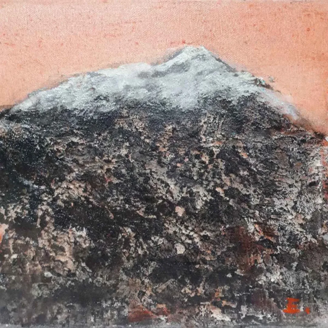 EMİNE DOKUMACI — 2018 Bu eser EMİNE DOKUMACI tarafından 2018 yılında 25x25 cm ölçülerinde Tuval üzeri yağlı boya tekniği ile yapılmıştır.