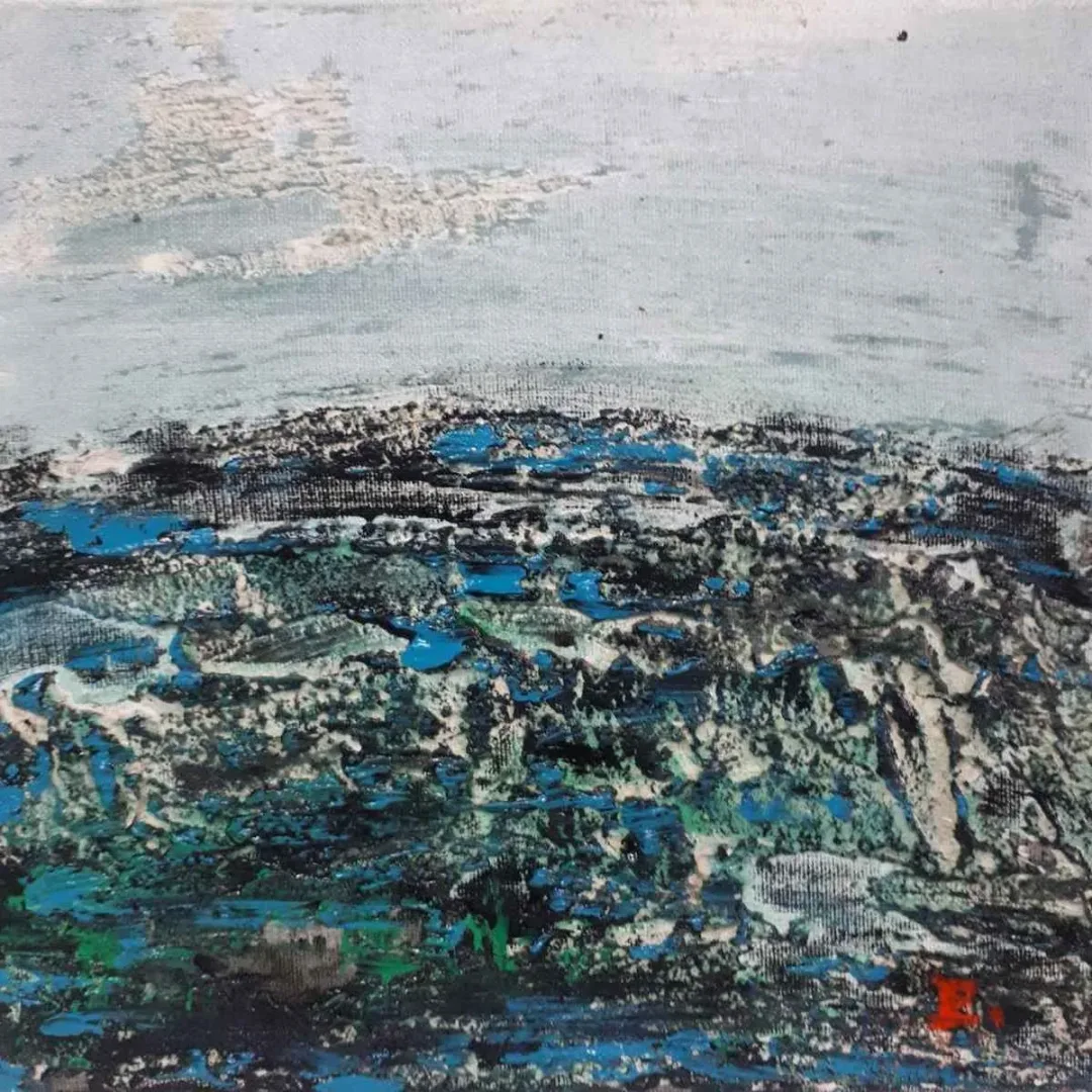 EMİNE DOKUMACI — 2018 Bu eser EMİNE DOKUMACI tarafından 2018 yılında 25x25 cm ölçülerinde Tuval üzeri yağlı boya tekniği ile yapılmıştır.