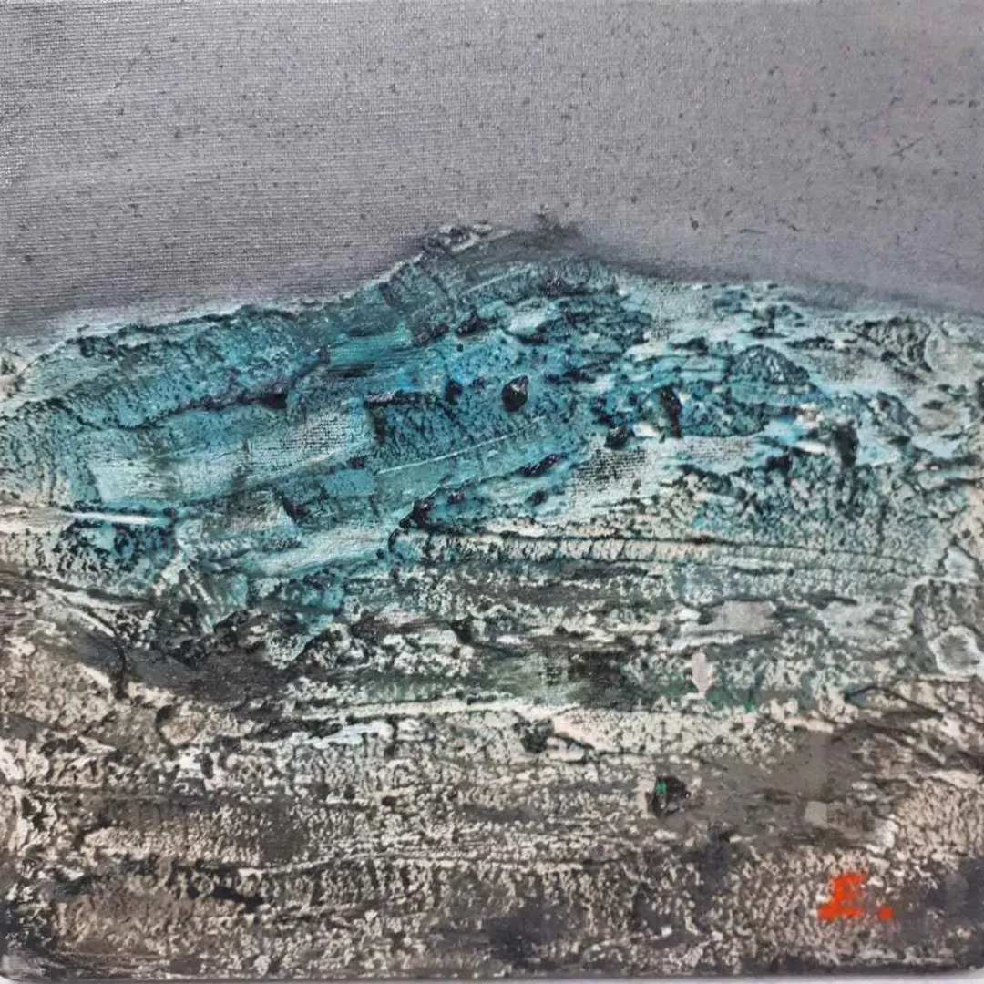 EMİNE DOKUMACI — 2018 Bu eser EMİNE DOKUMACI tarafından 2018 yılında 25x25 cm ölçülerinde Tuval üzeri yağlı boya tekniği ile yapılmıştır.
