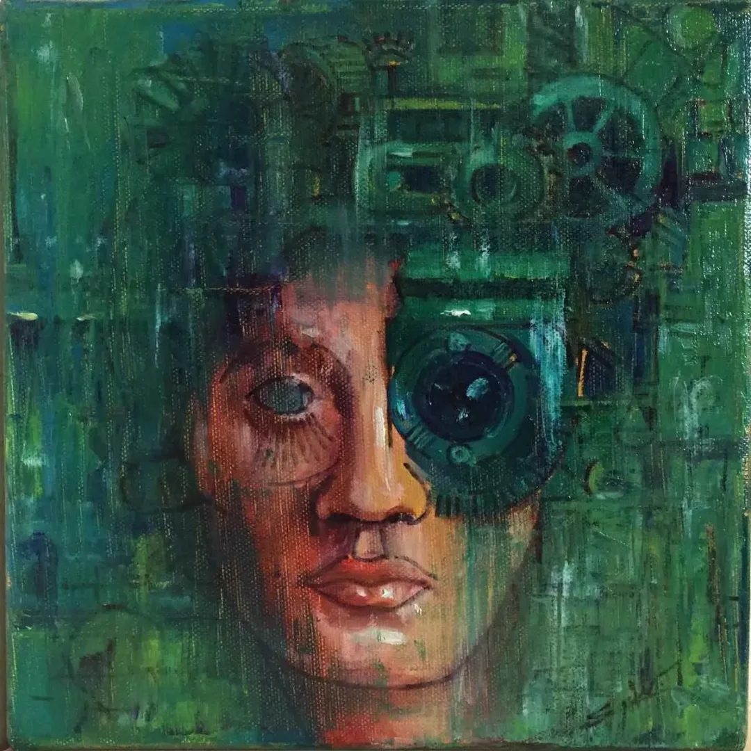 ERKAN GÜLER — 2018 Bu eser ERKAN GÜLER tarafından 2018 yılında 25x25 cm ölçülerinde Tuval üzeri akrilik boya tekniği ile yapılmıştır.