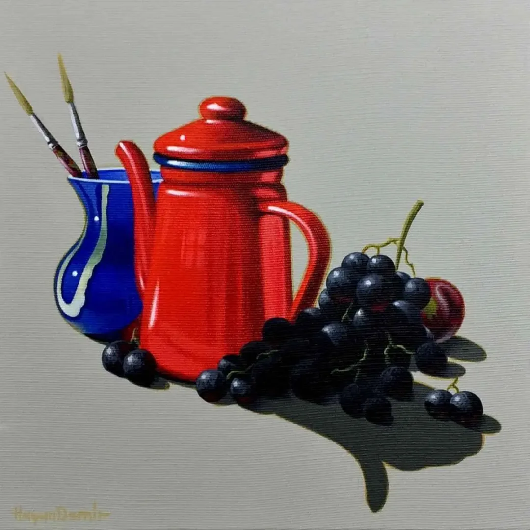 HASAN DEMİR — 2018 Bu eser HASAN DEMİR tarafından 2018 yılında 25x25 cm ölçülerinde Tuval üzeri yağlı boya tekniği ile yapılmıştır.