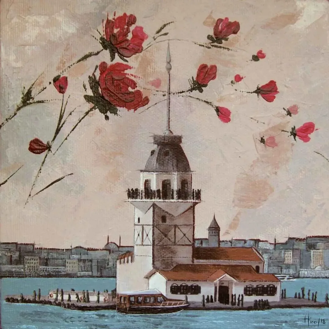 yakınlaştır "İsimsiz" eseri HİRA YILMAZ tarafından 2018 yılında 25x25 cm ölçülerinde Tuval üzeri akrilik boya tekniği ile yapılmıştır.