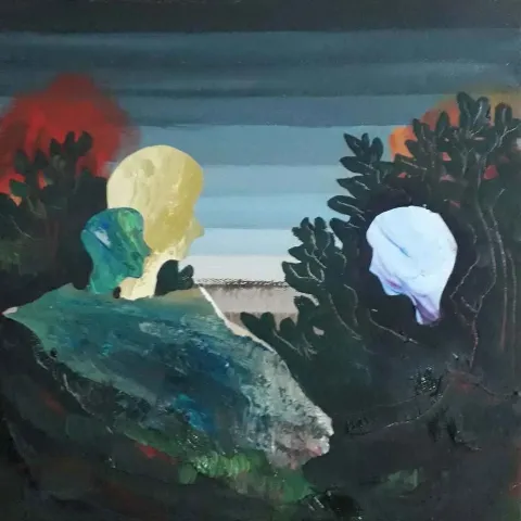 İLKEM GÜNERİ — 2018 Bu eser İLKEM GÜNERİ tarafından 2018 yılında 25x25 cm ölçülerinde Tuval üzeri yağlı boya tekniği ile yapılmıştır.