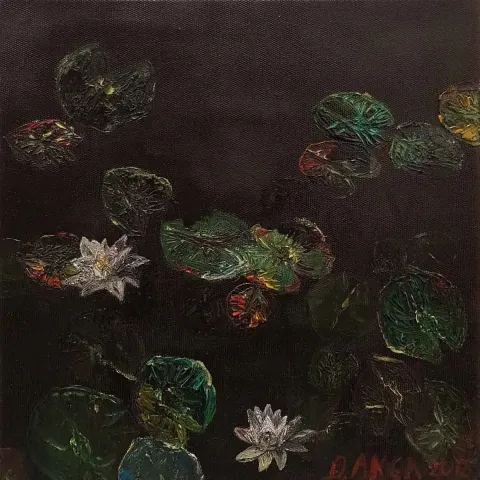 "Yaşam Döngüsü" eseri KADRİYE DENİZ AKÇA tarafından 2018 yılında 25x25 cm ölçülerinde Tuval üzeri yağlı boya tekniği ile yapılmıştır.