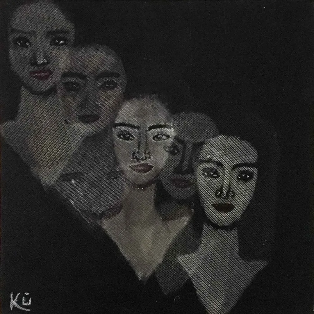 KADER ÜNLÜ — 2018 Bu eser KADER ÜNLÜ tarafından 2018 yılında 25x25 cm ölçülerinde Kağıt üzeri karışık teknik tekniği ile yapılmıştır.