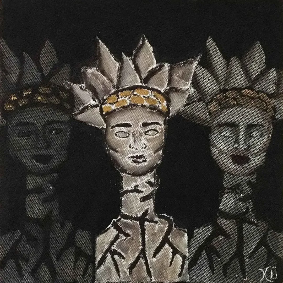 KADER ÜNLÜ — 2018 Bu eser KADER ÜNLÜ tarafından 2018 yılında 25x25 cm ölçülerinde Kağıt üzeri karışık teknik tekniği ile yapılmıştır.
