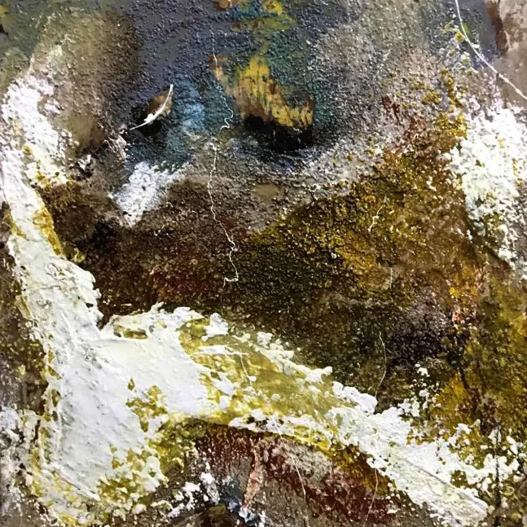 MEHMET AKSOY — 2018 Bu eser MEHMET AKSOY tarafından 2018 yılında 25x25 cm ölçülerinde Tuval üzeri karışık teknik tekniği ile yapılmıştır.