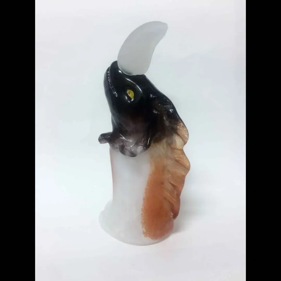 yakınlaştır "Fisher" eseri METE BAHTİYAR KARATAŞ tarafından 2018 yılında 24x10x12 cm ölçülerinde Sıcak cam serbest şekillendirme tekniği ile yapılmıştır.
