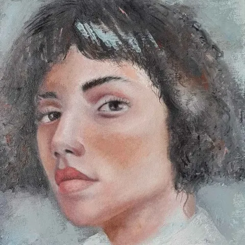 Bu eser MURAT SALMAN tarafından 2018 yılında 25x25 cm ölçülerinde Tuval üzeri yağlı boya tekniği ile yapılmıştır.