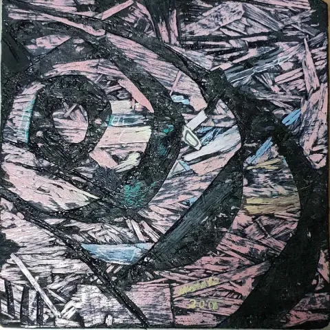 MUSTAFA KÜÇÜKÖNER — 2018 Bu eser MUSTAFA KÜÇÜKÖNER tarafından 2018 yılında 25x25 cm ölçülerinde Tuval üzeri karışık teknik tekniği ile yapılmıştır.