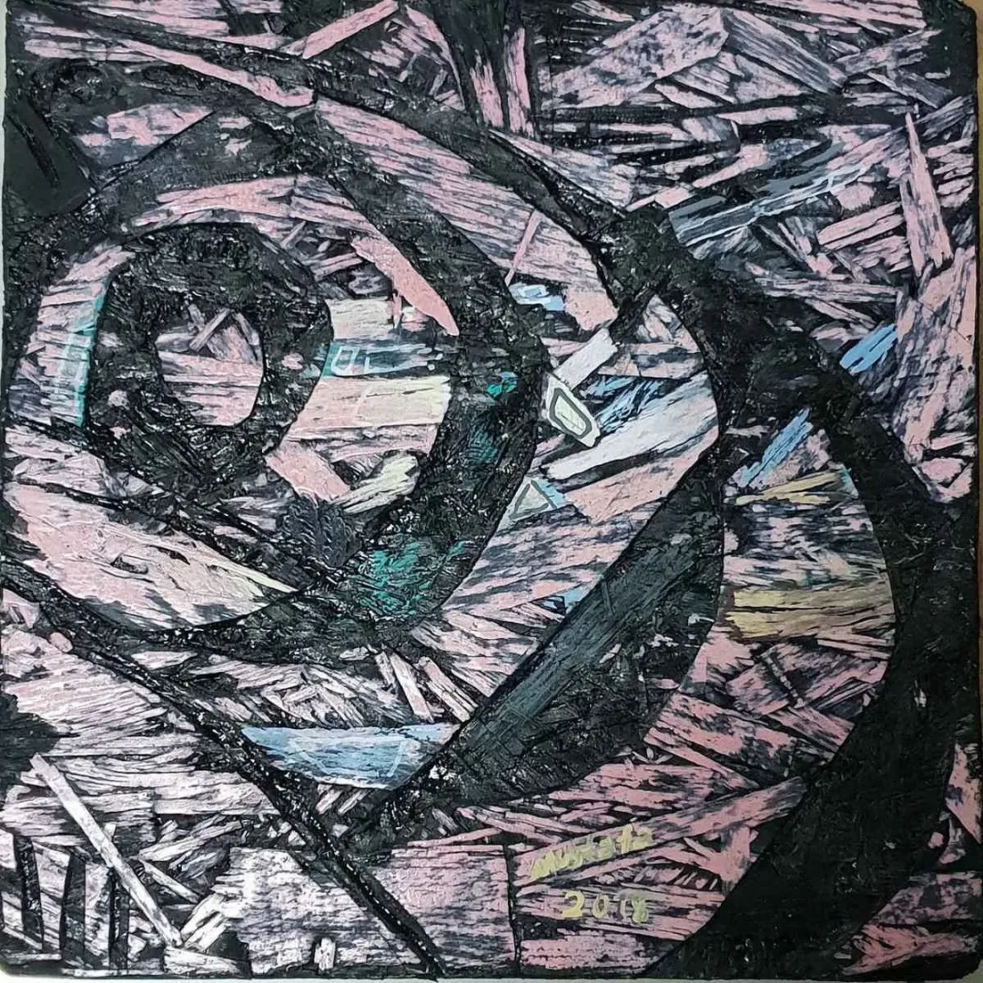 yakınlaştır "İsimsiz" eseri MUSTAFA KÜÇÜKÖNER tarafından 2018 yılında 25x25 cm ölçülerinde Tuval üzeri karışık teknik tekniği ile yapılmıştır.