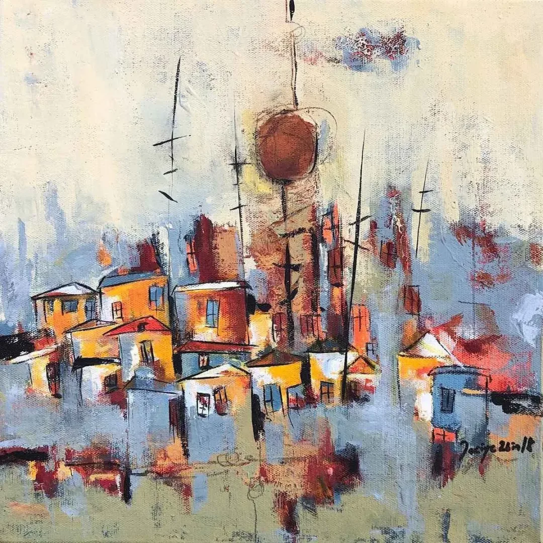 NACİYE BOZDOĞAN AKBAŞ — 2018 Bu eser NACİYE BOZDOĞAN AKBAŞ tarafından 2018 yılında 25x25 cm ölçülerinde Tuval üzeri akrilik boya tekniği ile yapılmıştır.