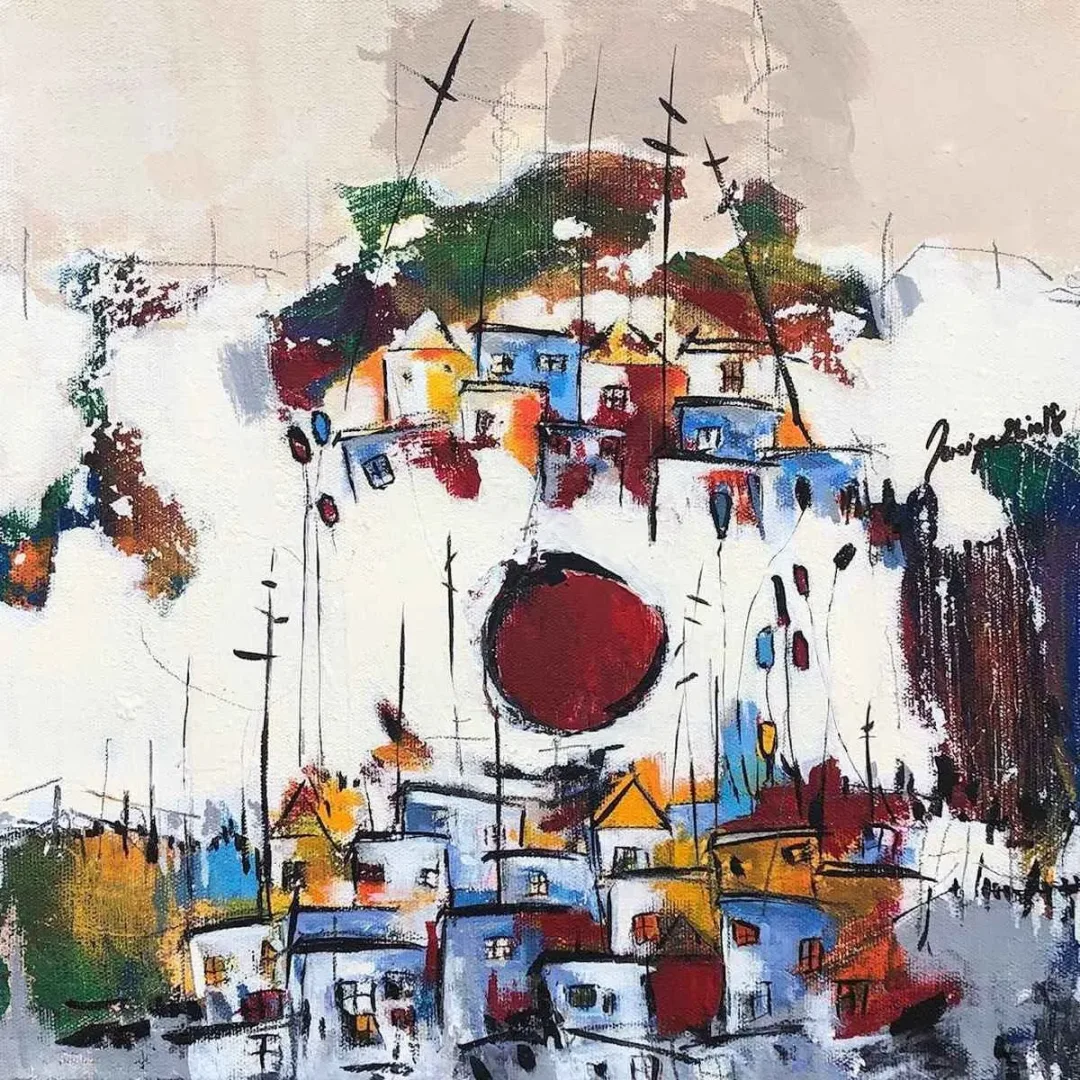 NACİYE BOZDOĞAN AKBAŞ — 2018 Bu eser NACİYE BOZDOĞAN AKBAŞ tarafından 2018 yılında 25x25 cm ölçülerinde Tuval üzeri akrilik boya tekniği ile yapılmıştır.