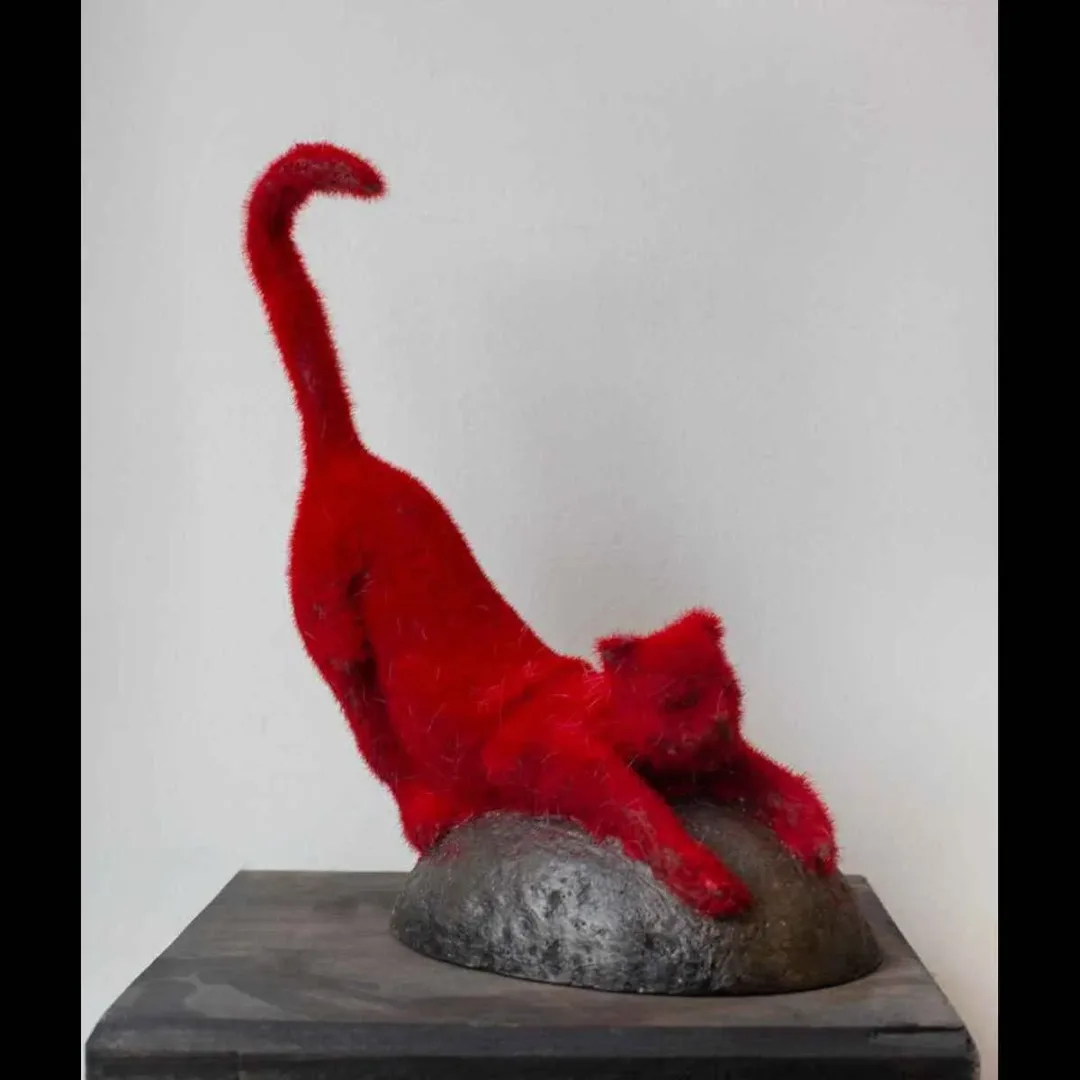 NECMETTİN YAĞCI — 2018 Bu eser NECMETTİN YAĞCI tarafından 2018 yılında 21x13x23 cm ölçülerinde Polyester Döküm Karışık Teknik tekniği ile yapılmıştır.