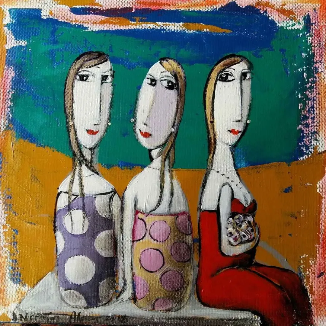 NERMİN ALPAR — 2018 Bu eser NERMİN ALPAR tarafından 2018 yılında 25x25 cm ölçülerinde Tuval üzeri akrilik boya tekniği ile yapılmıştır.