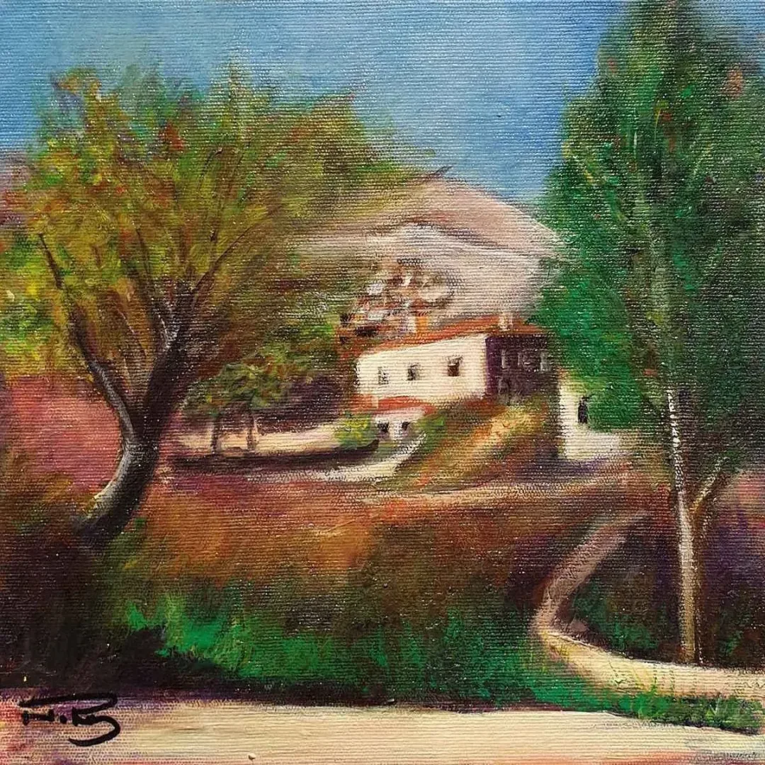 yakınlaştır "İsimsiz" eseri NESLİHAN RUGANCI tarafından 2018 yılında 25x25 cm ölçülerinde Tuval üzeri akrilik boya tekniği ile yapılmıştır.