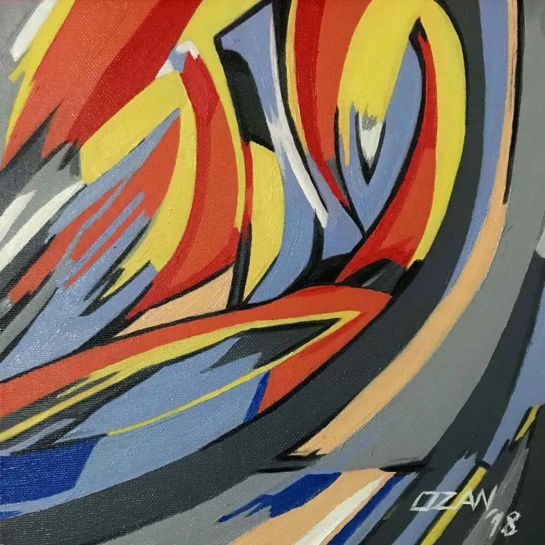 "Soy" eseri OZAN ALPAY tarafından 2018 yılında 25x25 cm ölçülerinde Tuval üzeri akrilik boya tekniği ile yapılmıştır.